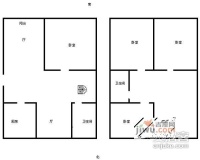 东旺公寓4室2厅2卫167㎡户型图