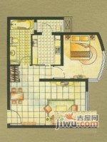 云和花园1室2厅1卫76㎡户型图