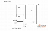 云和花园1室1厅1卫75㎡户型图