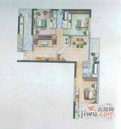 东方剑桥御庭苑3室3厅3卫207㎡户型图