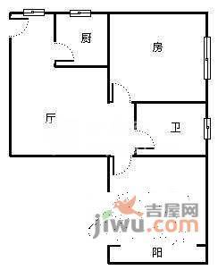 威宁小区2室1厅1卫74㎡户型图