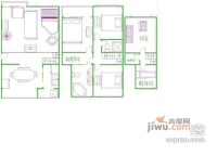 满庭芳花园5室3厅5卫户型图