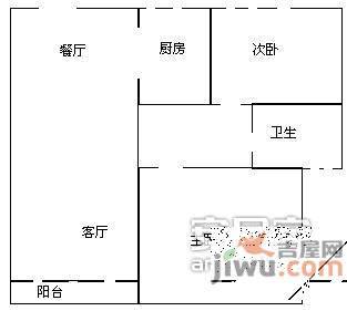 文翔名苑2室2厅1卫190㎡户型图