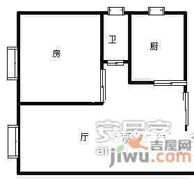 御上海1室1厅1卫66㎡户型图