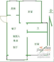 上海家园2室2厅2卫99㎡户型图