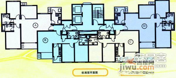 菊园3室2厅2卫145㎡户型图