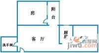 菊园2室1厅1卫67㎡户型图