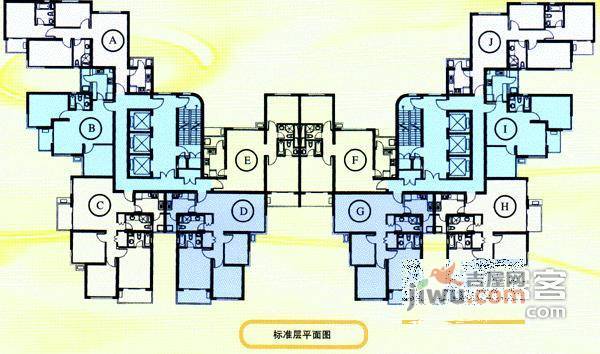 菊园2室2厅1卫102㎡户型图