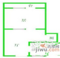 成亿宝盛家苑1室1厅1卫57㎡户型图