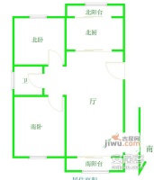 海棠苑2室1厅1卫165㎡户型图