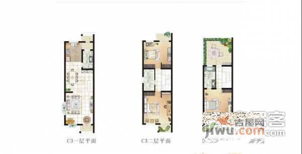 颐亭花园3室2厅2卫200㎡户型图