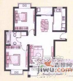 三泉家园2室1厅1卫99㎡户型图