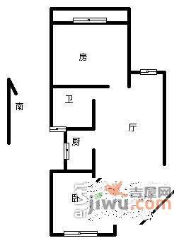 昌四小区2室1厅1卫136㎡户型图