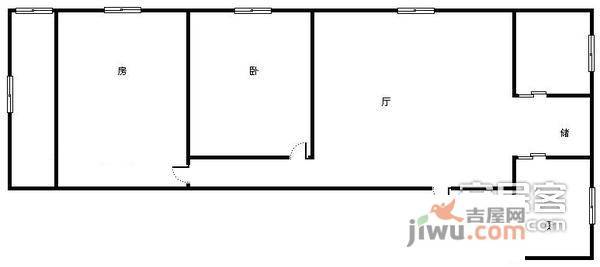 沙田新苑2室2厅1卫97㎡户型图