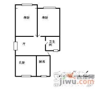 光华绿苑3室1厅1卫86㎡户型图