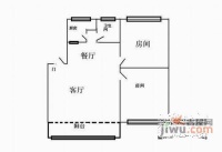 沁春园一村2室1厅1卫74㎡户型图