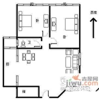 泰德花苑2室2厅2卫120㎡户型图