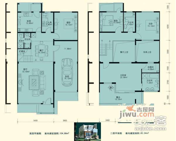 华丽家族古北花园5室3厅4卫408㎡户型图