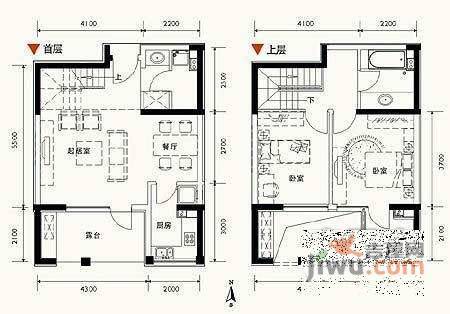 丽水豪庭4室2厅2卫206㎡户型图