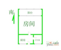 曹杨四村1室0厅1卫30㎡户型图