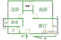 祥和家园3室1厅1卫117㎡户型图