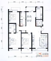 湖畔佳苑6室3厅5卫648㎡户型图