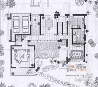 湖畔佳苑4室3厅3卫445㎡户型图