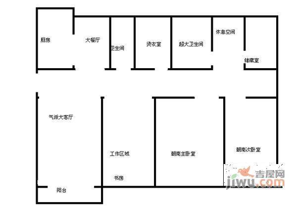 秋水云庐4室2厅2卫户型图