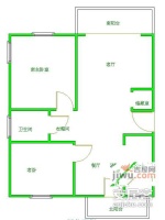 同润别庄加州2室2厅1卫108㎡户型图