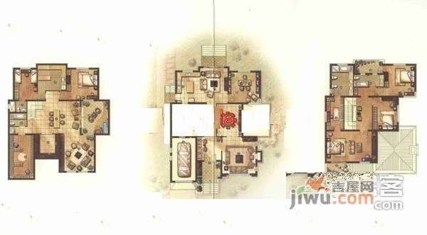 丽水华庭一期5室3厅4卫278㎡户型图