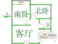 天宝恬苑2室1厅1卫110㎡户型图