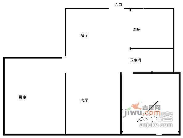 圣骊澳门苑2室2厅1卫137㎡户型图