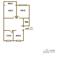 罗阳二村2室1厅1卫85㎡户型图
