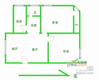 梅岭苑2室2厅1卫109㎡户型图