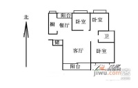 安阁苑3室2厅1卫97㎡户型图