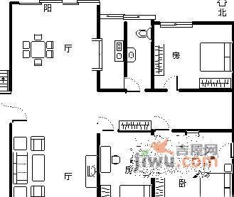 好第坊4室2厅2卫148㎡户型图