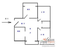 上海知音苑3室2厅1卫120㎡户型图