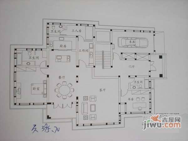 久阳文华府邸5室3厅4卫398㎡户型图