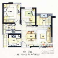 慧芝湖花园4室2厅2卫202㎡户型图