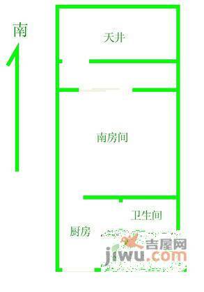 曹杨二村1室0厅1卫35㎡户型图