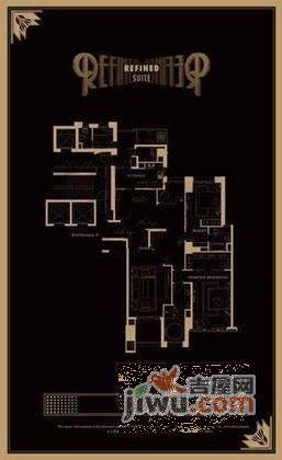 保利西子湾2室2厅1卫108㎡户型图