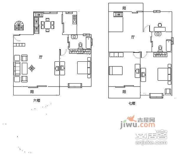 大华愉景华庭一期4室3厅2卫230㎡户型图