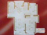 古北瑞仕花园2室2厅2卫128㎡户型图