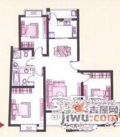 歌林春天馨园3室2厅2卫158㎡户型图