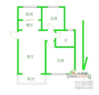 歌林春天馨园2室1厅1卫87㎡户型图