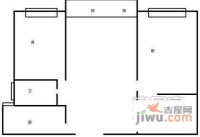 白玉新村2室2厅1卫83㎡户型图