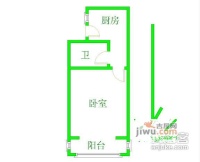 白玉新村1室0厅1卫40㎡户型图