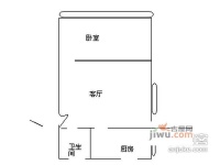 平阳三村1室1厅1卫50㎡户型图