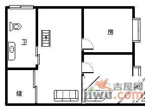 上青佳园2室2厅2卫108㎡户型图