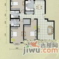 海逸公寓3室2厅2卫180㎡户型图